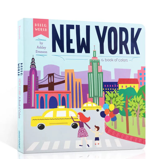 Bean Kids - Hello World New York : A Book of Colours 幼幼早教紐約顏色認知硬皮書