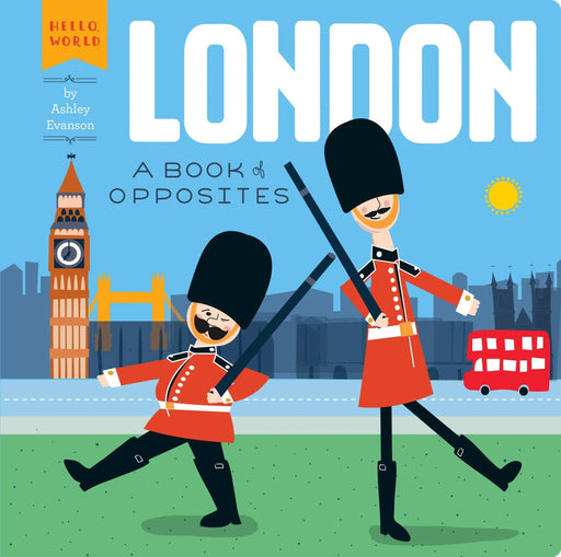 Bean Kids - Hello World London : A book of Opposites 幼幼早教反義詞理解硬皮書